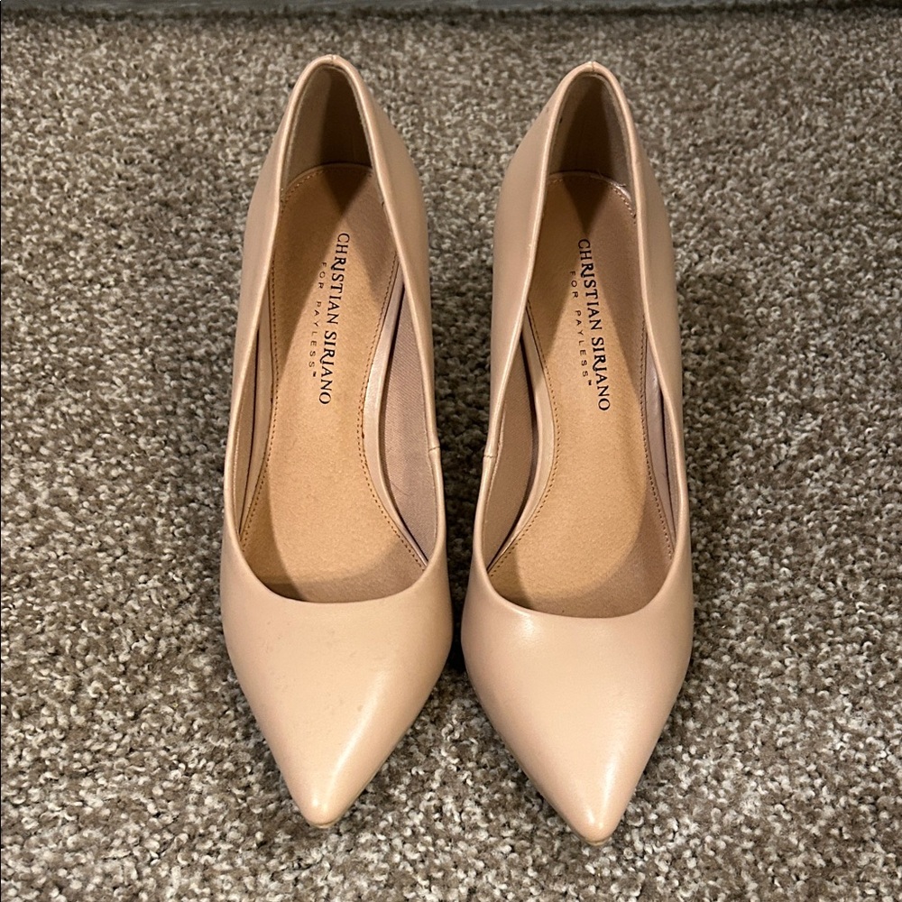 Christian Siriano Women's Beige Heels